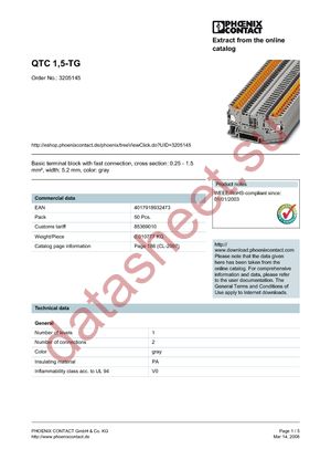 3205145 datasheet  